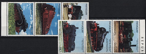 Парагвай 1983, Локомотивы, 6 марок